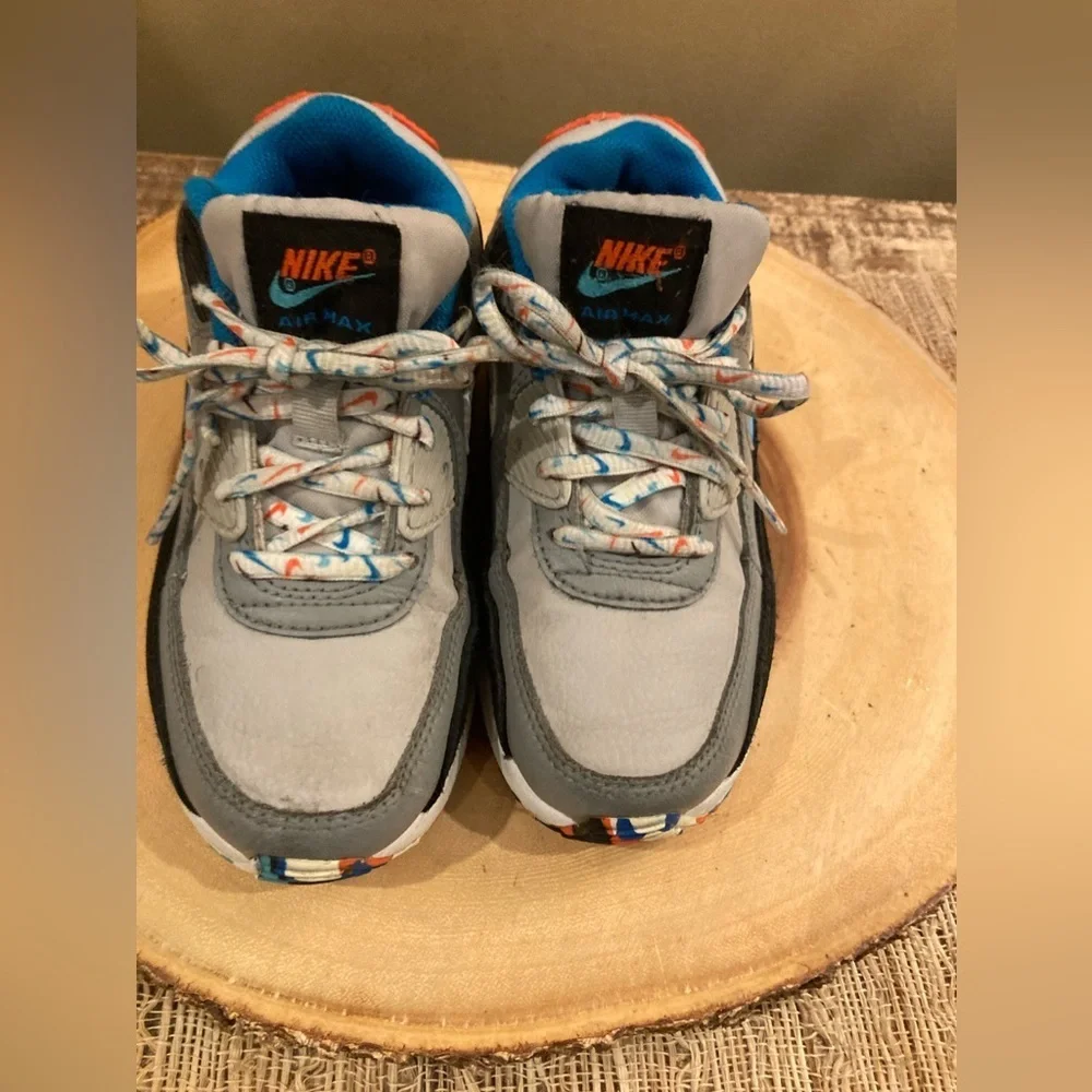 Nike‎ Air Max 90 Swooshfetti Confetti Grey Fog Blue DM7596-001 12.5 C